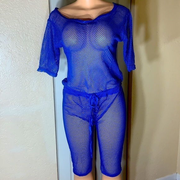 romper coverup mesh capri - Picture 11 of 11